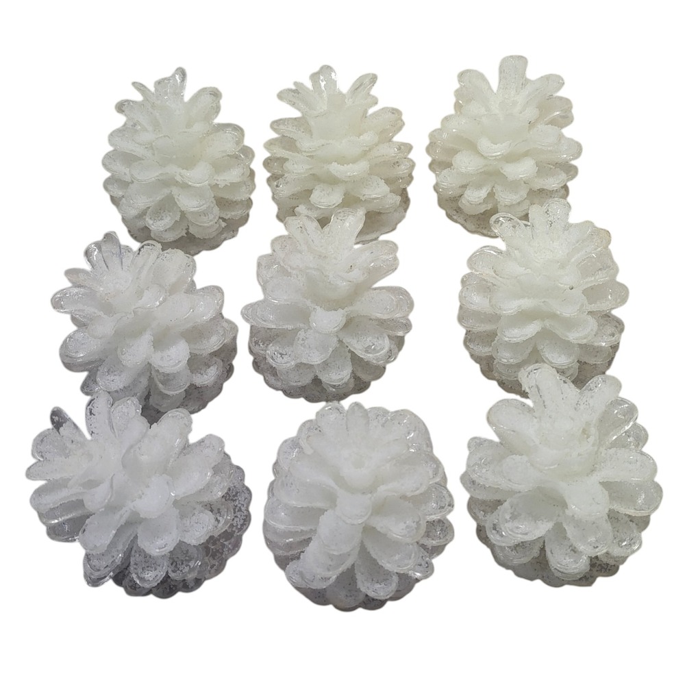 Vintage plastic pinecone light covers